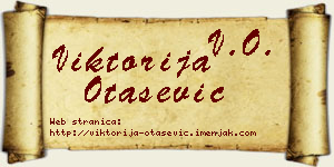 Viktorija Otašević vizit kartica